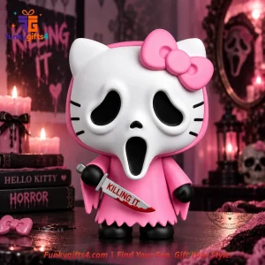 Hello Kitty x Ghostface #31 Concept Funko Pop Style Pink Horror Vinyl Figure Collectible