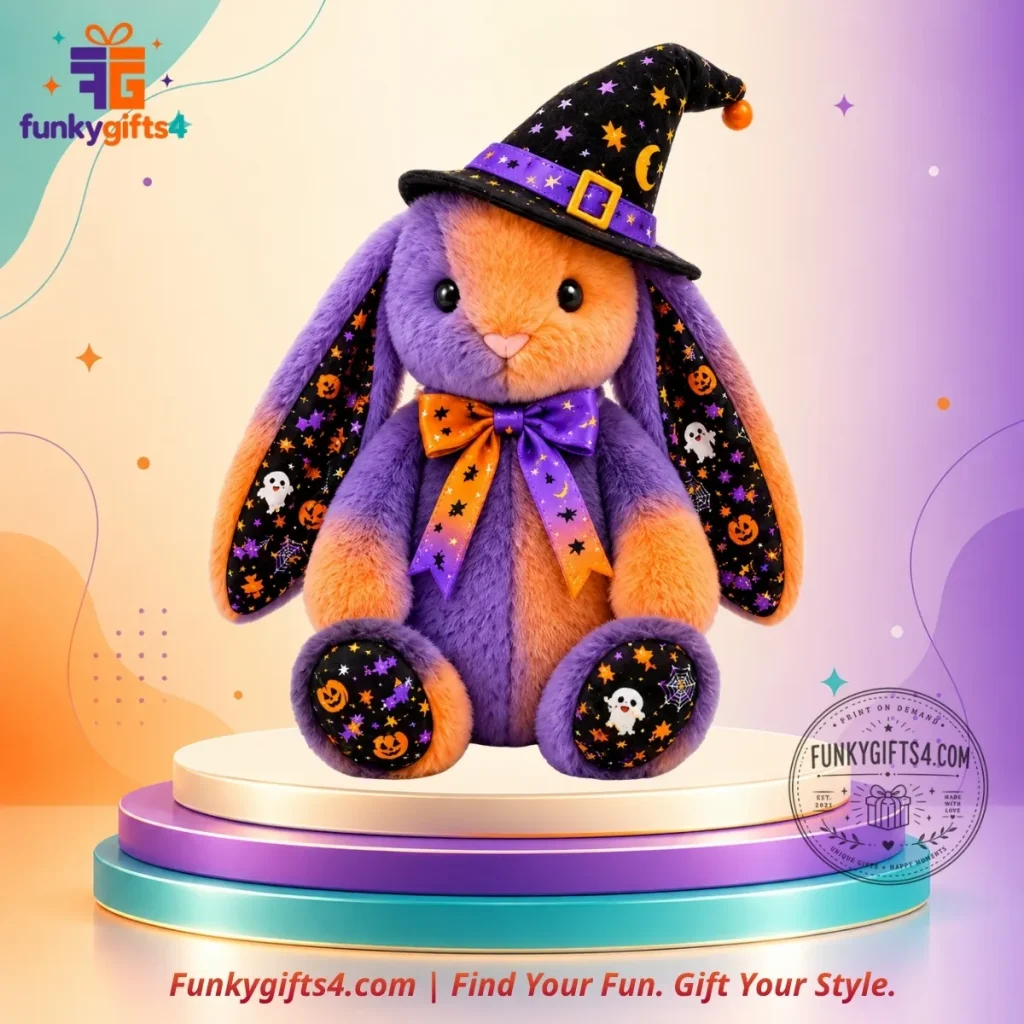 Jellycat x Spooky Pumpkin Halloween Witch Purple Orange Bunny Plush Doll with Bow Tie & Witch Hat-1_result Jellycat x Spooky Pumpkin Halloween Witch Purple Orange Bunny Plush Doll with Bow Tie & Witch Hat