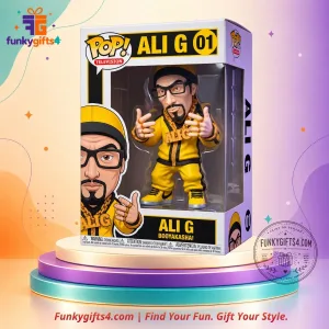 Ali G x Pop! Television #01 Booyakasha Yellow Tracksuit Hip Hop Parody Concept Vinyl Figure Collectible