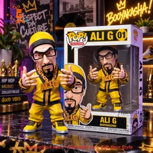 Ali G x Pop! Television #01 Booyakasha Yellow Tracksuit Hip Hop Parody Concept Vinyl Figure Collectible