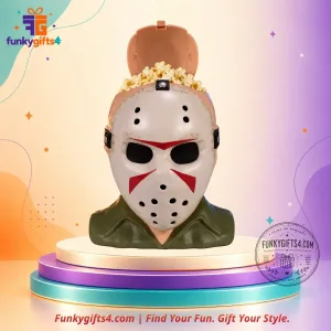 Friday the 13th x Jason Voorhees Cinemark Hockey Mask Head Popcorn Bucket Limited Edition Collectible