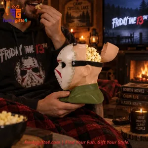 Friday the 13th x Jason Voorhees Cinemark Hockey Mask Head Popcorn Bucket Limited Edition Collectible