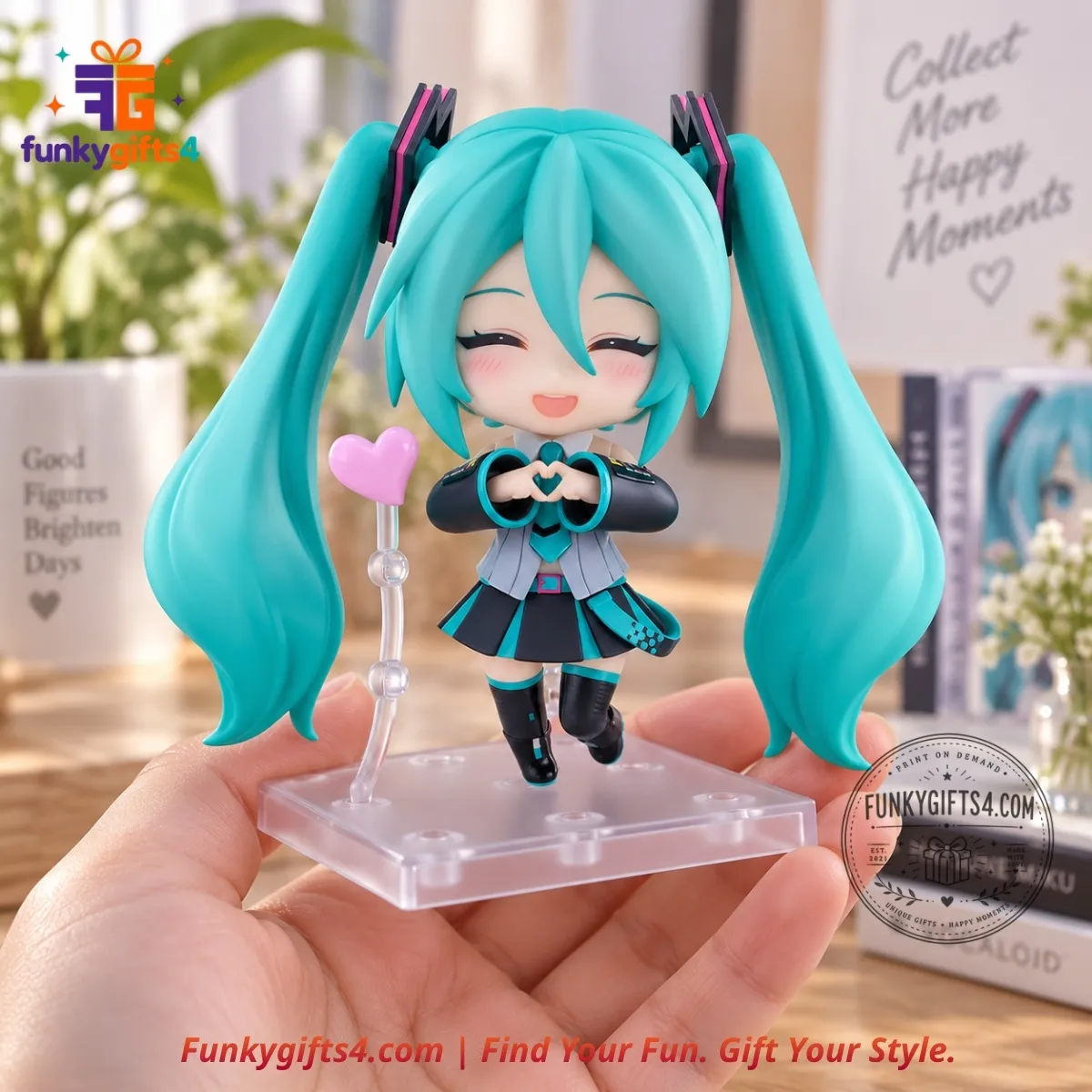 Hatsune Miku x Good Smile Company Nendoroid V6 Heart Hands Vocaloid Collectible Figure-4_result Hatsune Miku x Good Smile Company Nendoroid V6 Heart Hands Vocaloid Collectible Figure – image 4 of 4