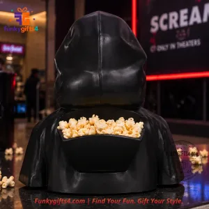 Scream 7 Ghostface Bloody Mask 3D Bust Popcorn Bucket Horror Movie Collectible 10 Scream 7 Ghostface Bloody Mask 3D Bust Popcorn Bucket Horror Movie Collectible
