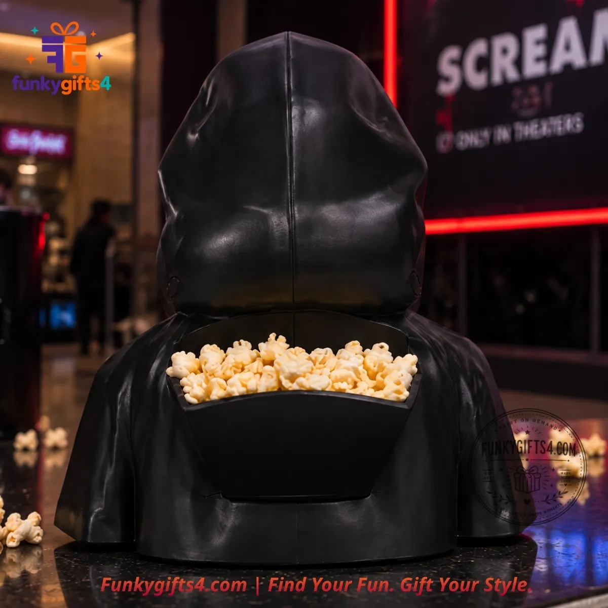 Scream 7 Ghostface Bloody Mask 3D Bust Popcorn Bucket Horror Movie Collectible-2_result Scream 7 Ghostface Bloody Mask 3D Bust Popcorn Bucket Horror Movie Collectible – image 2 of 5