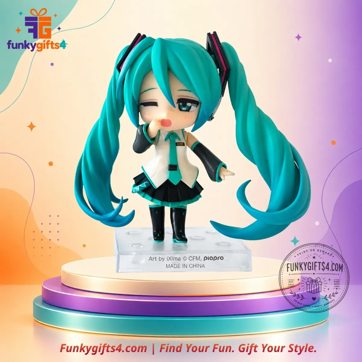 Hatsune Miku V3 x Good Smile Company Nendoroid iXima Winking Face Collectible Figure
