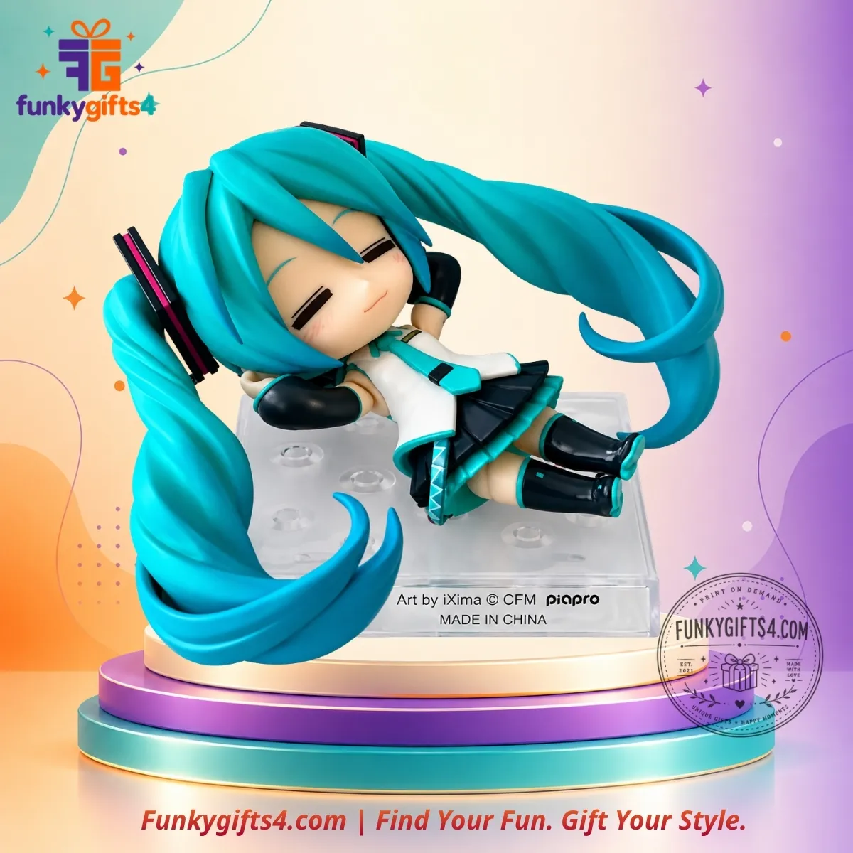 Hatsune Miku V3 x Good Smile Company Nendoroid #2360 iXima Sleeping Face Pose Collectible Figure