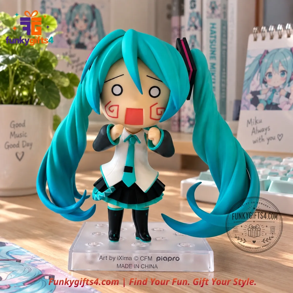 Hatsune Miku V3 x Good Smile Company Nendoroid #2360 iXima Custom Panicked Face Pose Collectible Figure-3_result Hatsune Miku V3 x Good Smile Company Nendoroid #2360 iXima Custom Panicked Face Pose Collectible Figure – image 3 of 4