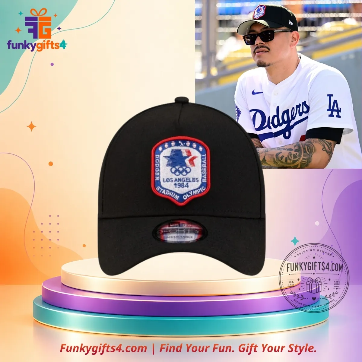 Anthony Banda x Los Angeles 1984 Olympic Games Patch Black New Era Baseball Cap 2026