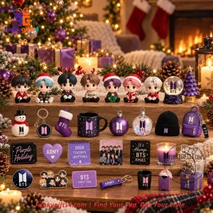 BTS x Purple Holiday Chibi Figures & ARMY Accessories 24-Day Christmas Advent Calendar 2026