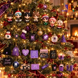 BTS x Purple Holiday Chibi Figures & ARMY Accessories 24-Day Christmas Advent Calendar 2026