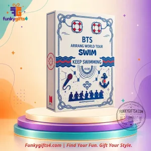 BTS x Arirang World Tour Swim Keep Swimming Mini Figures & BT21 Sailor Charms Blind Box Collection 2026 9 BTS x Arirang World Tour Swim Keep Swimming Mini Figures & BT21 Sailor Charms Blind Box Collection 2026