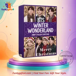 BTS x Winter Wonderland Chibi Figures & BT21 Holiday Characters 24-Day Christmas Advent Calendar 2026