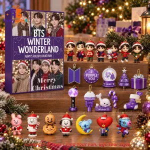 BTS x Winter Wonderland Chibi Figures & BT21 Holiday Characters 24-Day Christmas Advent Calendar 2026 11 BTS x Winter Wonderland Chibi Figures & BT21 Holiday Characters 24-Day Christmas Advent Calendar 2026