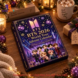 BTS x World Tour 24 Days of Purple Christmas Mini Figures & Concert Collectibles Advent Calendar 2026 10 BTS x World Tour 24 Days of Purple Christmas Mini Figures & Concert Collectibles Advent Calendar 2026