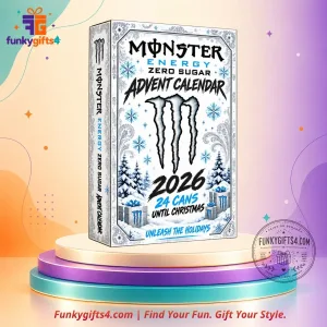 Monster Energy x Zero Sugar Advent Calendar 24-Piece Keychain & Accessories Christmas Countdown Set 2026 9 Monster Energy x Zero Sugar Advent Calendar 24-Piece Keychain & Accessories Christmas Countdown Set 2026