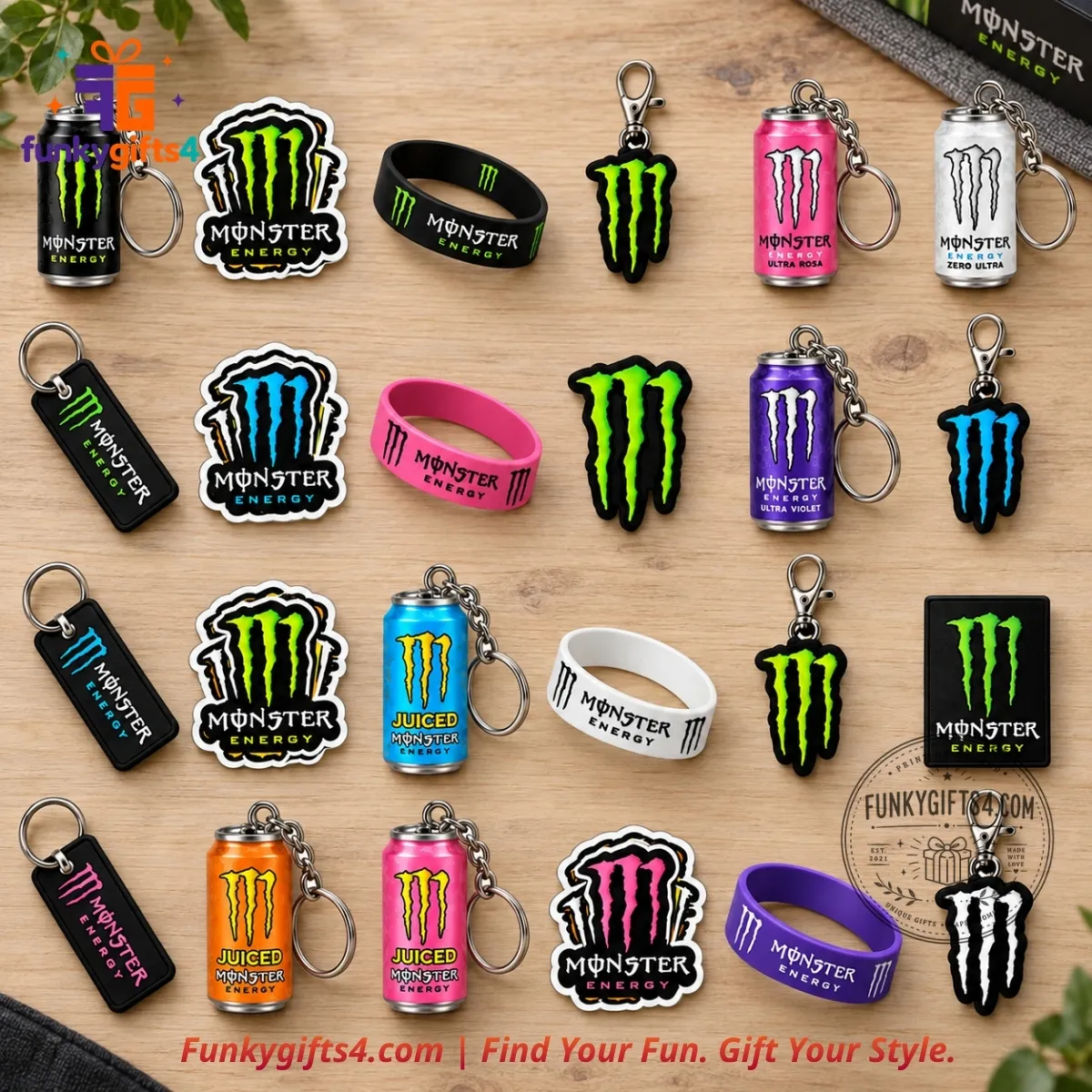 Monster Energy x Zero Sugar Advent Calendar 24-Piece Keychain & Accessories Christmas Countdown Set 2026-4_result Monster Energy x Zero Sugar Advent Calendar 24-Piece Keychain & Accessories Christmas Countdown Set 2026 – image 4 of 5