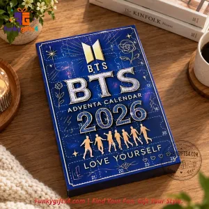 BTS x Love Yourself 24-Day Christmas Advent Calendar Chibi Acrylic Ornament & Keychain Collectible Set 2026 10 BTS x Love Yourself 24-Day Christmas Advent Calendar Chibi Acrylic Ornament & Keychain Collectible Set 2026