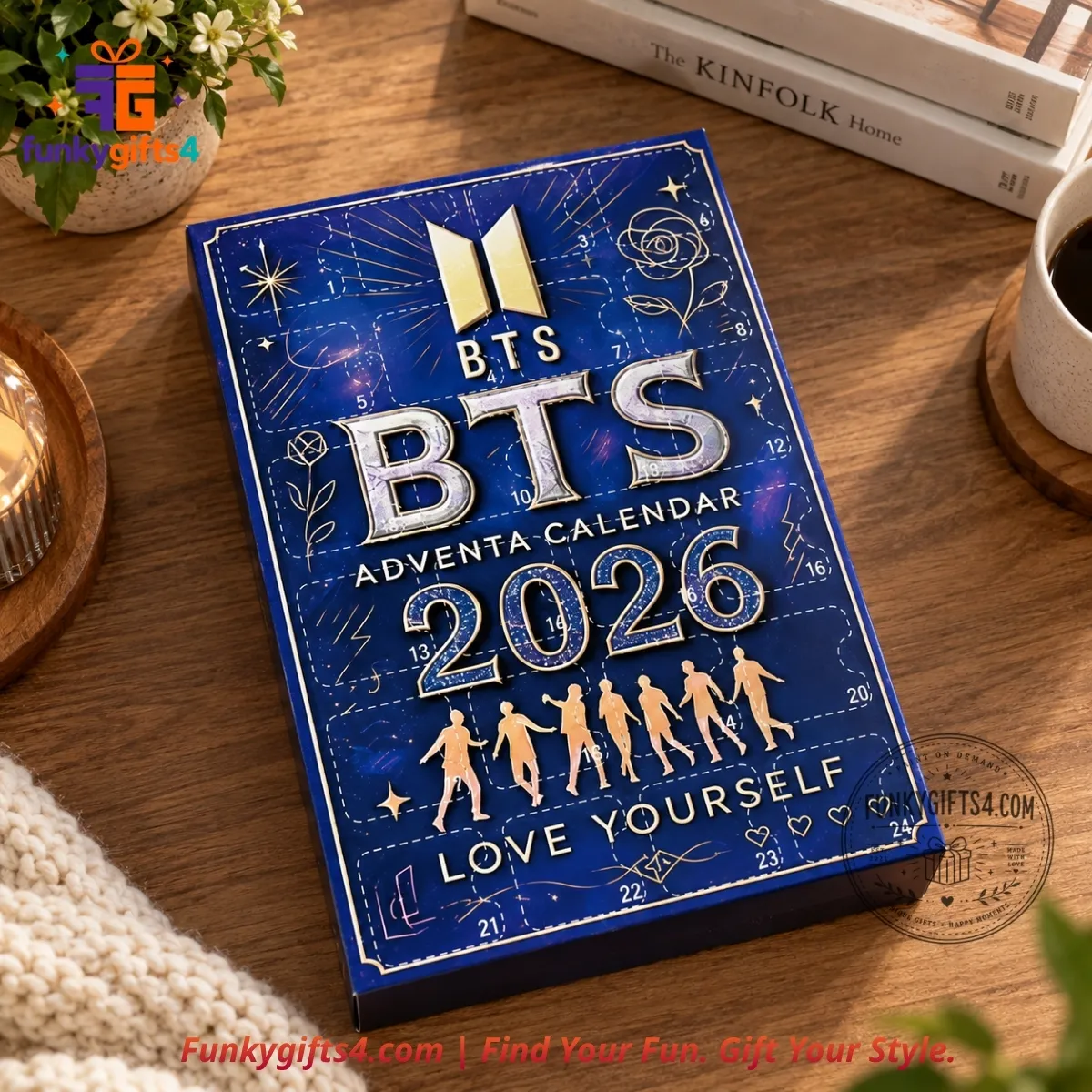 BTS x Love Yourself 24-Day Christmas Advent Calendar Chibi Acrylic Ornament & Keychain Collectible Set 2026-2_result BTS x Love Yourself 24-Day Christmas Advent Calendar Chibi Acrylic Ornament & Keychain Collectible Set 2026 – image 2 of 5