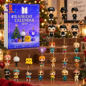 BTS x Borahae Magic 24-Day Christmas Advent Calendar Chibi Figurines & Acrylic Ornaments 2026