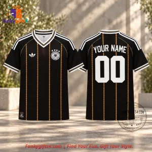 Adidas x Germany Third Farewell 70th Anniversary Black Gold Football Jersey 2026