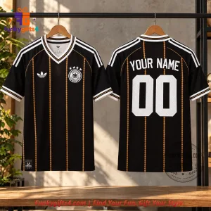 Adidas x Germany Third Farewell 70th Anniversary Black Gold Football Jersey 2026