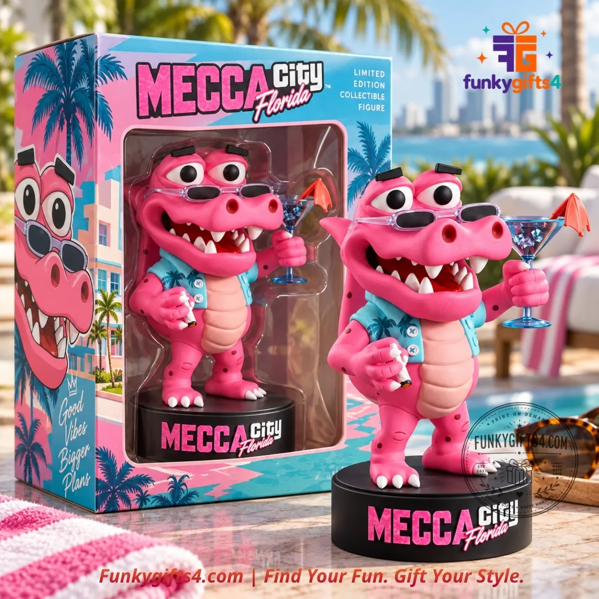Grand Theft Auto VI x Macca the Gator The Goodtime State Vice City Pink Alligator Limited Edition Collectible Figure 2026-2_result GTA6 Grand Theft Auto VI x Macca the Gator The Goodtime State Vice City Pink Alligator Limited Edition Collectible Figure 202