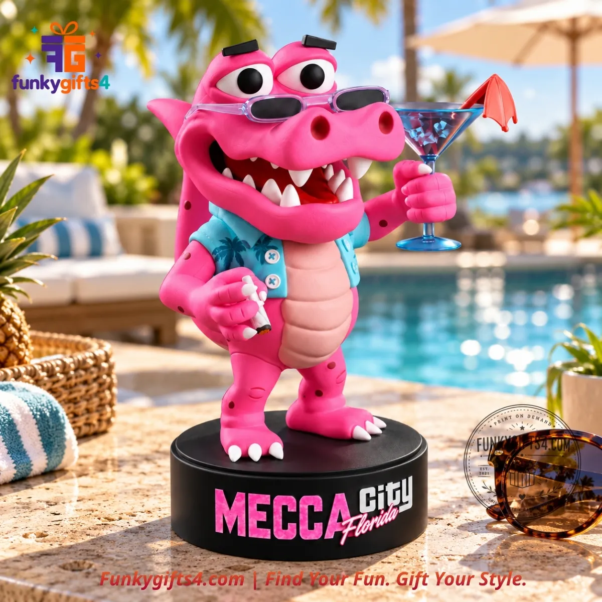 Grand Theft Auto VI x Macca the Gator The Goodtime State Vice City Pink Alligator Limited Edition Collectible Figure 2026-3_result GTA6 Grand Theft Auto VI x Macca the Gator The Goodtime State Vice City Pink Alligator Limited Edition Collectible Figure 202