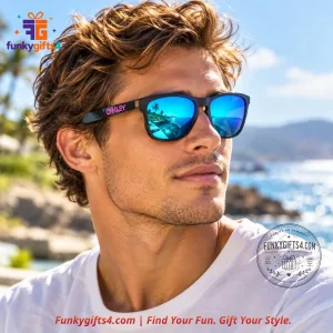 Oakley x GTA6 Grand Theft Auto VI Vice City Frogskins Blue Sapphire Lens Black Pink Sunglasses 2026