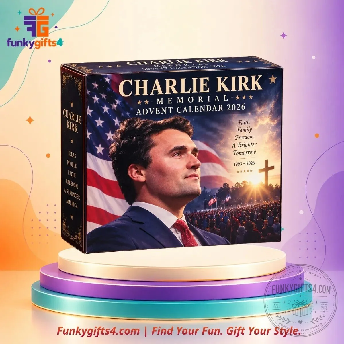 Charlie Kirk x Faith Family Freedom Memorial 24-Piece Collectible Advent Calendar 2026