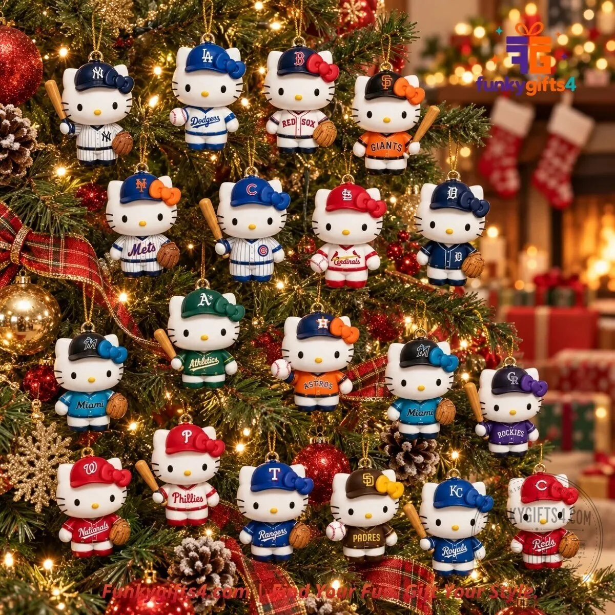 Hello Kitty x MLB 24-Team Baseball Mini Figure Collectible Advent Calendar 2026 13 Hello Kitty x MLB 24-Team Baseball Mini Figure Collectible Advent Calendar 2026