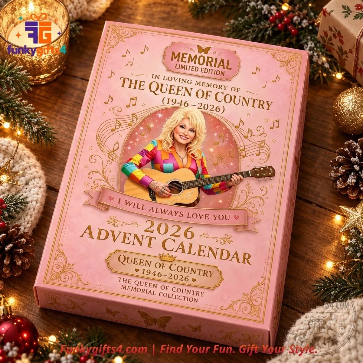 Dolly Parton x Queen of Country In Loving Memory 24-Piece Collectible Advent Calendar 2026 10 Dolly Parton x Queen of Country In Loving Memory 24-Piece Collectible Advent Calendar 2026