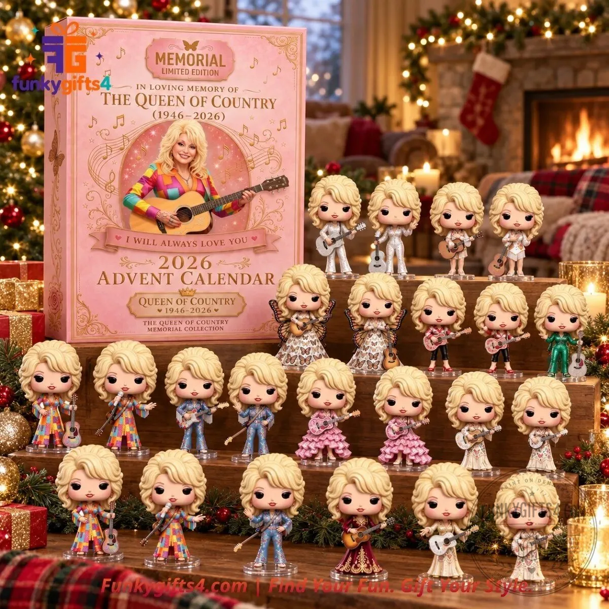 Dolly Parton x Queen of Country In Loving Memory 24-Piece Collectible Advent Calendar 2026 11 Dolly Parton x Queen of Country In Loving Memory 24-Piece Collectible Advent Calendar 2026