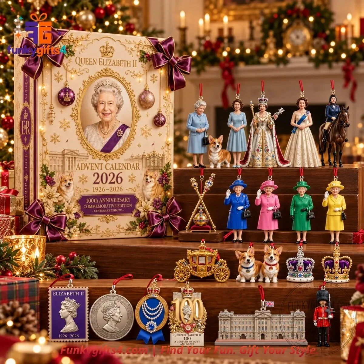 Queen Elizabeth II x Royal Centenary 100th Anniversary 24-Piece Commemorative Advent Calendar 2026 11 Queen Elizabeth II x Royal Centenary 100th Anniversary 24-Piece Commemorative Advent Calendar 2026