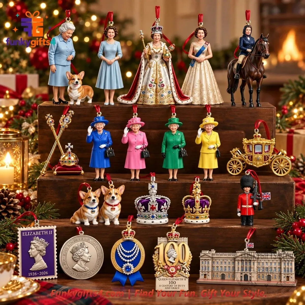 Queen Elizabeth II x Royal Centenary 100th Anniversary 24-Piece Commemorative Advent Calendar 2026 12 Queen Elizabeth II x Royal Centenary 100th Anniversary 24-Piece Commemorative Advent Calendar 2026