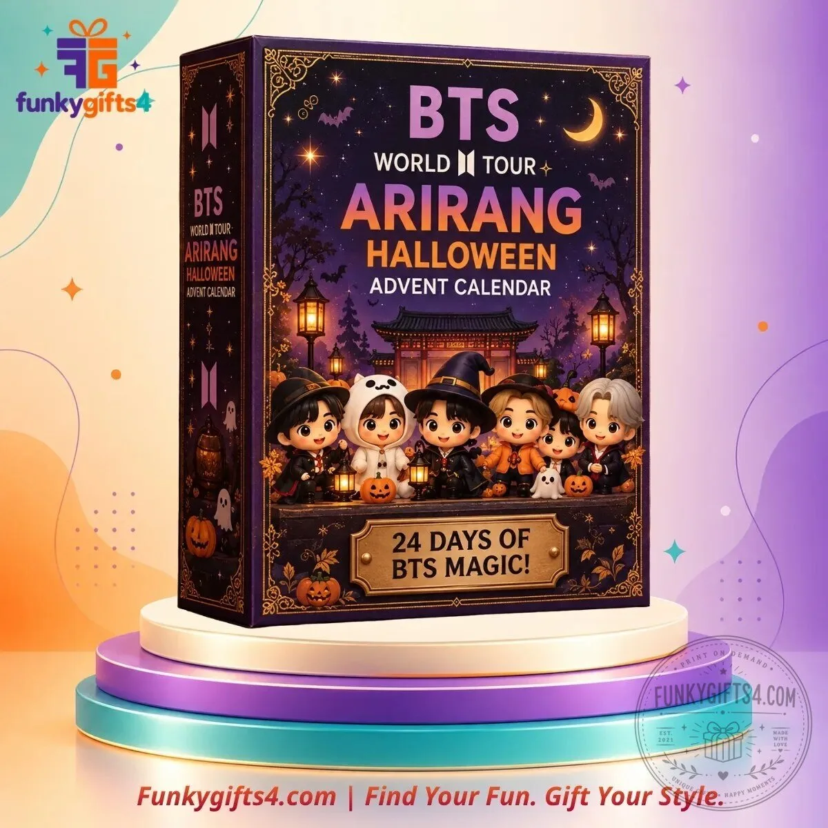 BTS x Arirang World Tour Halloween 24-Day Chibi Mini Figure Mystery Advent Calendar 2026
