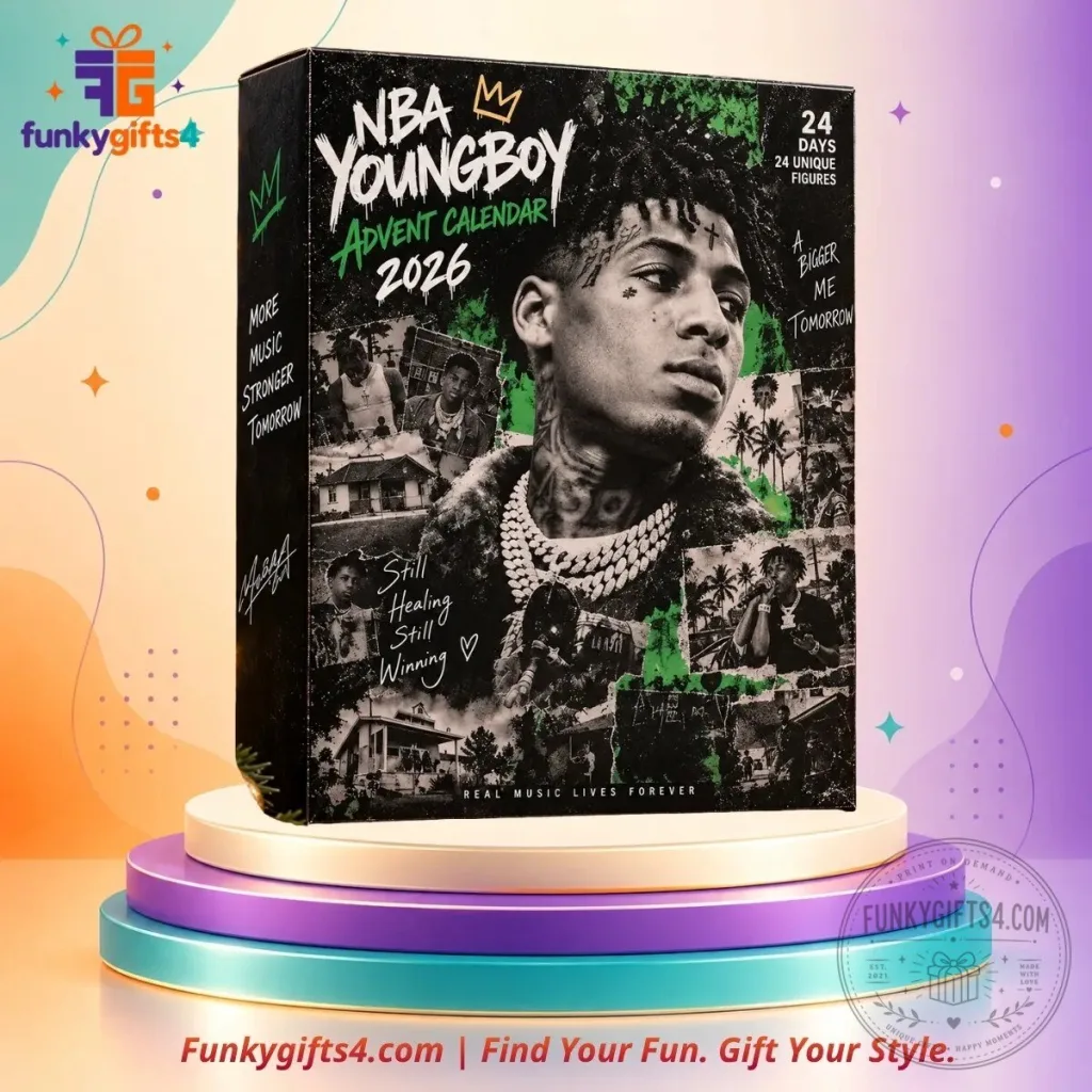 "Top 2026 Advent Calendars: NBA YoungBoy, Yankees, Snoopy & More" 43 NBA YoungBoy x Never Broke Again 24-Day Rapper Mini Figure & Acrylic Ornament Advent Calendar 2026