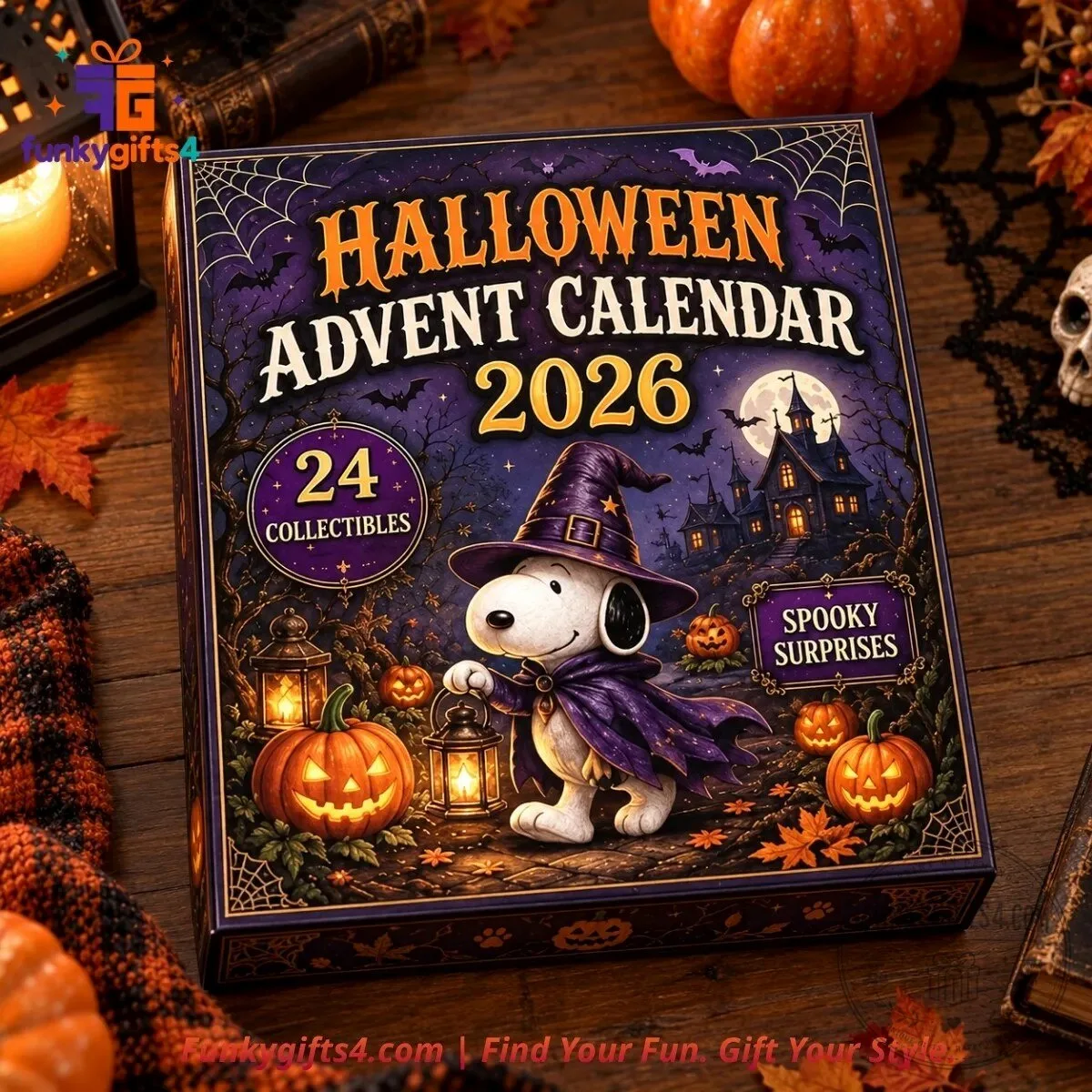 Snoopy x Halloween 24-Day Spooky Costume Collectible Mini Figure Advent Calendar 2026 10 Snoopy x Halloween 24-Day Spooky Costume Collectible Mini Figure Advent Calendar 2026