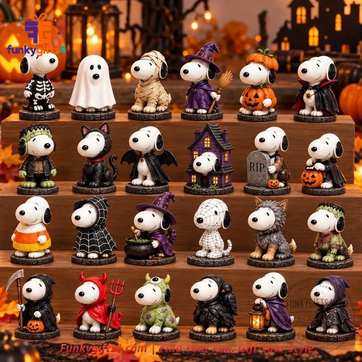 Snoopy x Halloween 24-Day Spooky Costume Collectible Mini Figure Advent Calendar 2026 12 Snoopy x Halloween 24-Day Spooky Costume Collectible Mini Figure Advent Calendar 2026