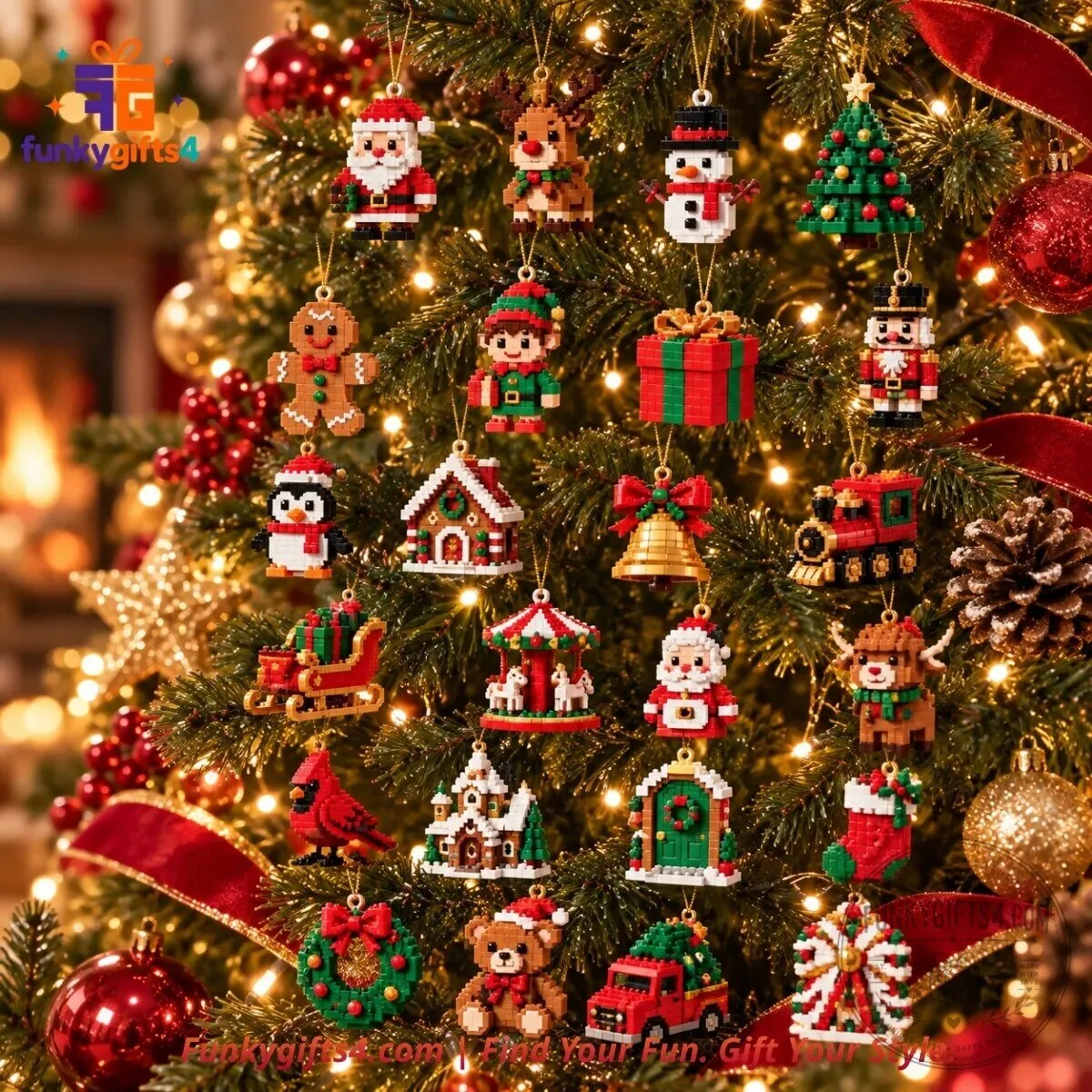 Christmas x 24-Day Mini Building Brick Ornament Advent Calendar 2026 13 Christmas x 24-Day Mini Building Brick Ornament Advent Calendar 2026